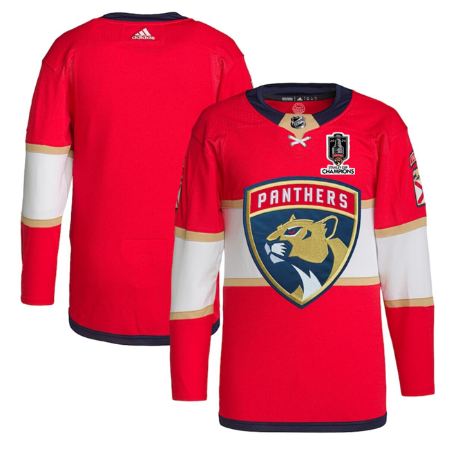 Men's Florida Panthers Blank Red Home 2024 Stanley Cup Champions Stitched Jersey Men's Florida Panthers Blank Red Home 2024 Stanley Cup Champions Stitched Jersey